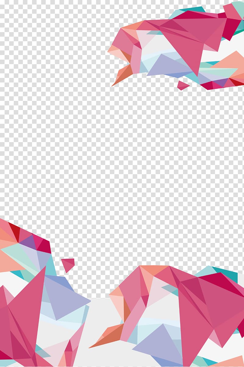 Geometry, Geometric background, multicolored art PNG | ClipartSky