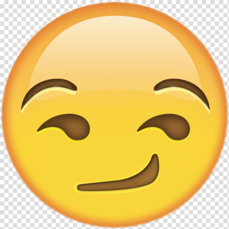 emoji-smirk-iphone-sticker-emoji-png-clipartsky